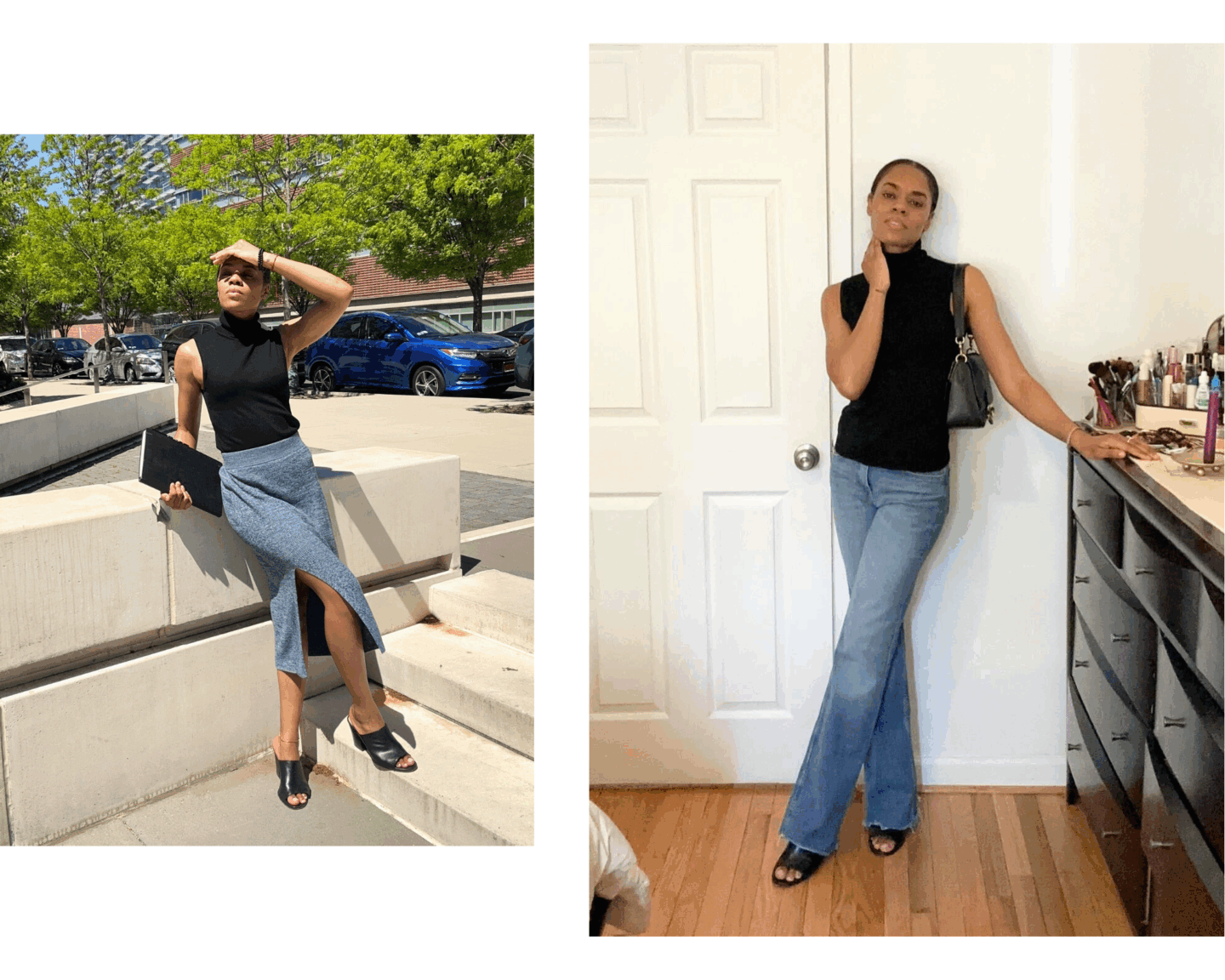 Sleeveless Turtleneck Knit: A Favorite