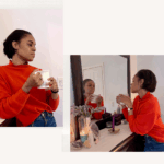 Very Venusian H&M mock neck sweater